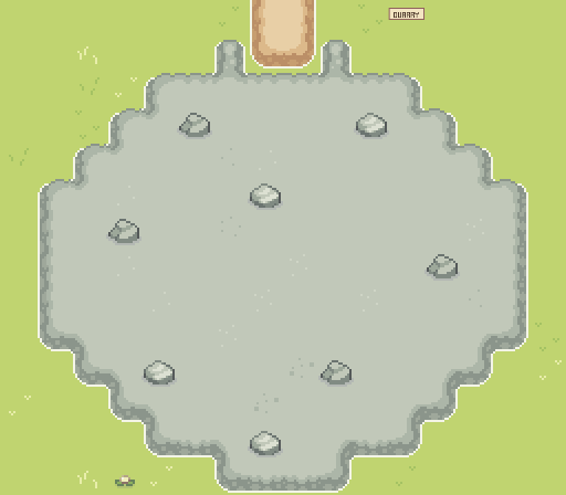 The stone quarry with rocks to mine